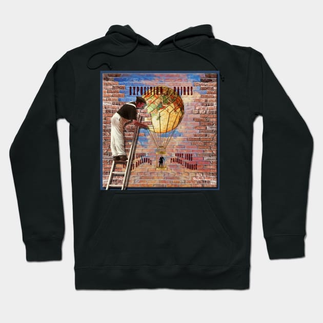 Exposition De Paires 1906 Balloon Mural Hoodie by rgerhard